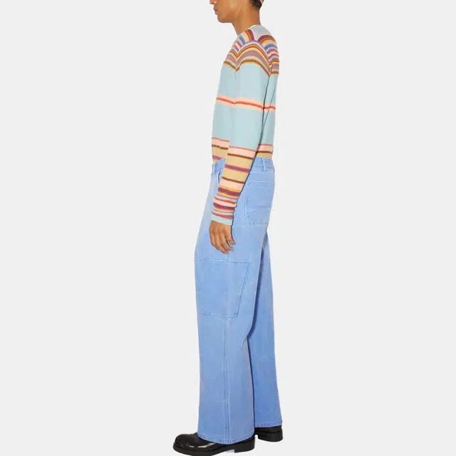 Acne Studios FW23 Patch Canvas Trousers Face
