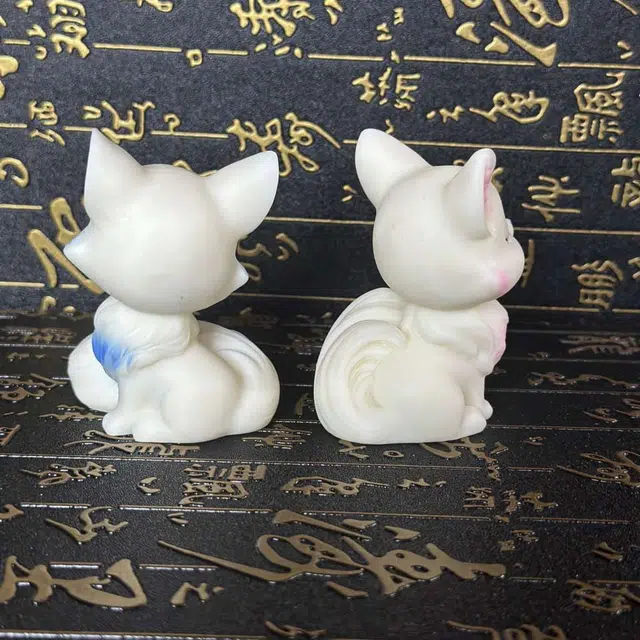 爵倾 左右狐狸（彩绘） 象牙果 菩提 男女同款情侣款