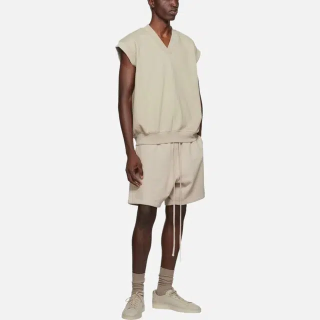Fear of God Essentials V Neck Vest Smoke