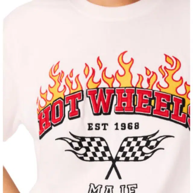 Maje x Hot Wheels SS25 logoT