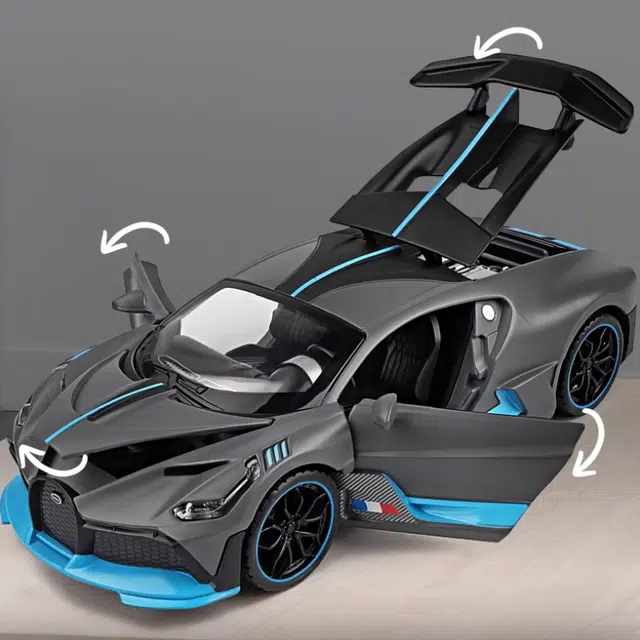 卡威 布加迪超跑车 合金小汽车 成品模型