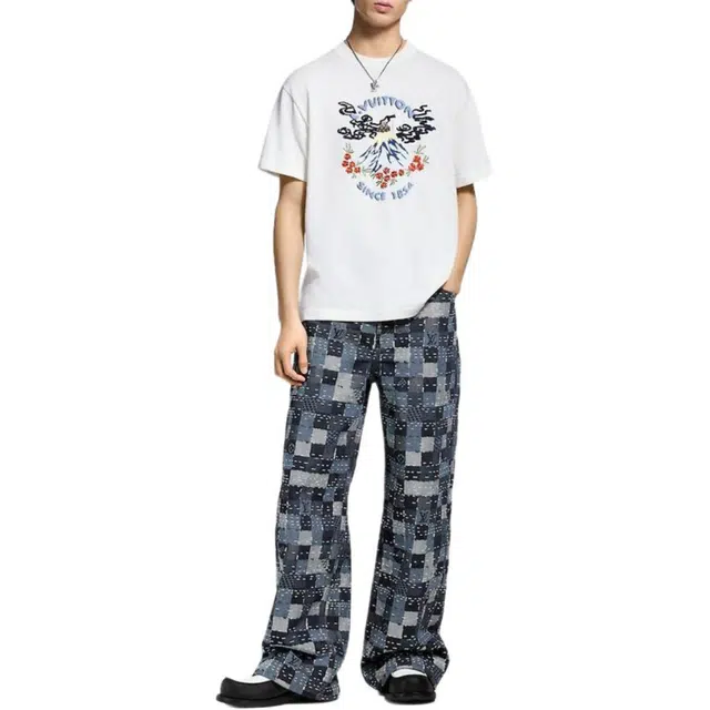 Louis Vuitton x Nigo FW25 Embroidered Tee
