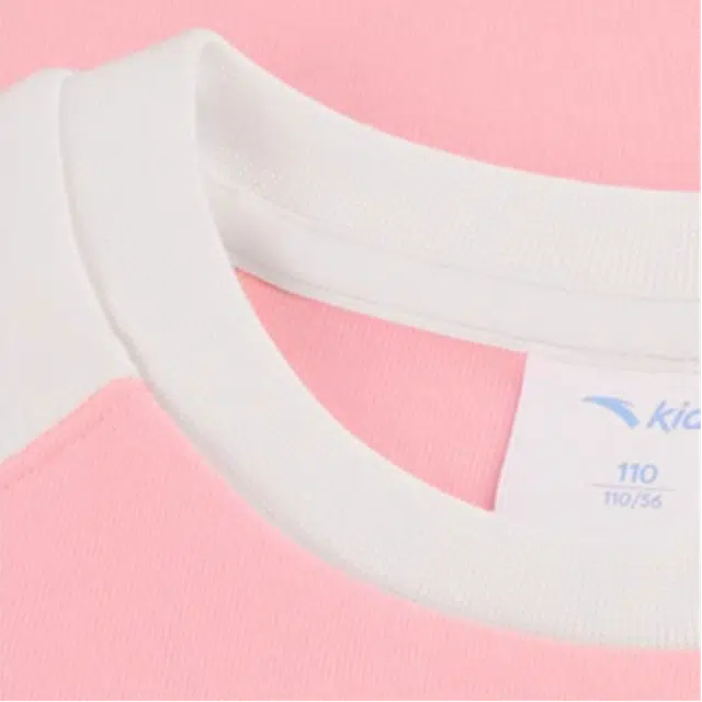 安踏儿童 卡通动漫拼接圆领舒适透气百搭卫衣 卷云粉中小童