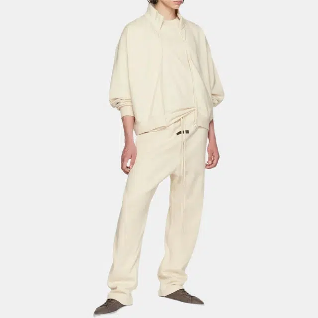 Fear of God Essentials FW22 Fullzip jacket Egg shell Logo