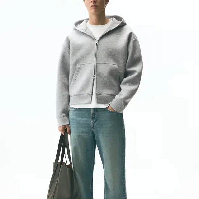 H&M Loose Fit Zip Hoodie