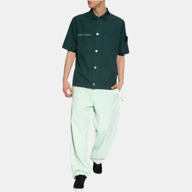 Stone Island 23SS Bottle Green Shirt