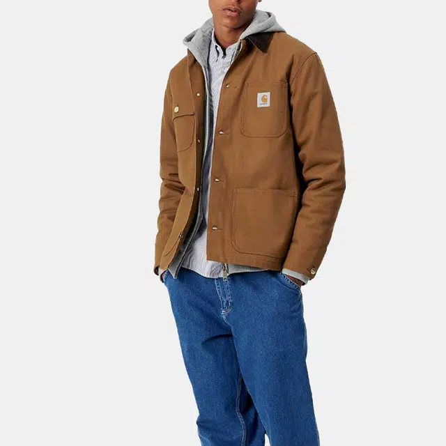 Carhartt WIP Michigan Coat logo