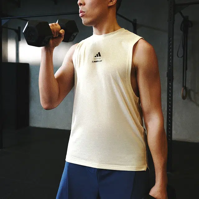 adidas x LES MILLS Sleeveless Tank Top Logo