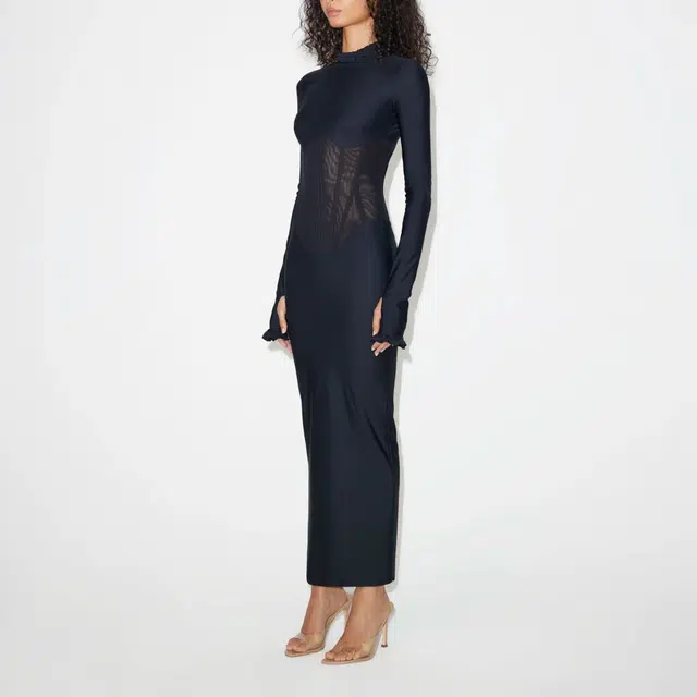Khy x Dilara Findikoglu SS25 Long Sleeve Corset Dress
