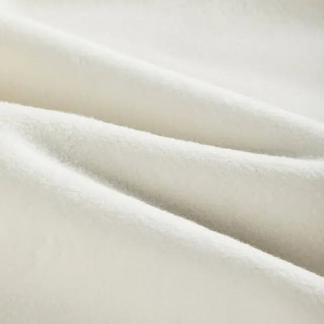 安踏儿童 字母拼色圆领舒适透气百搭加绒卫衣 米糕白 青少年