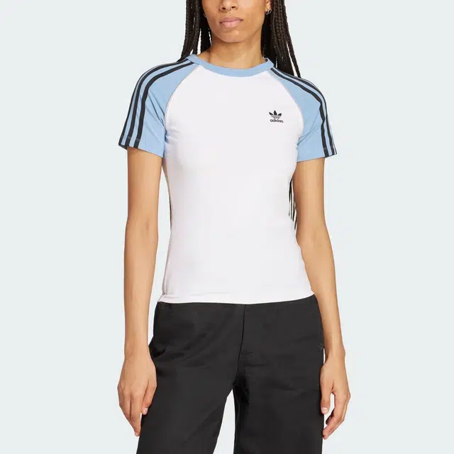 adidas originals ADICOLOR 3-Stripes Raglan Slim T