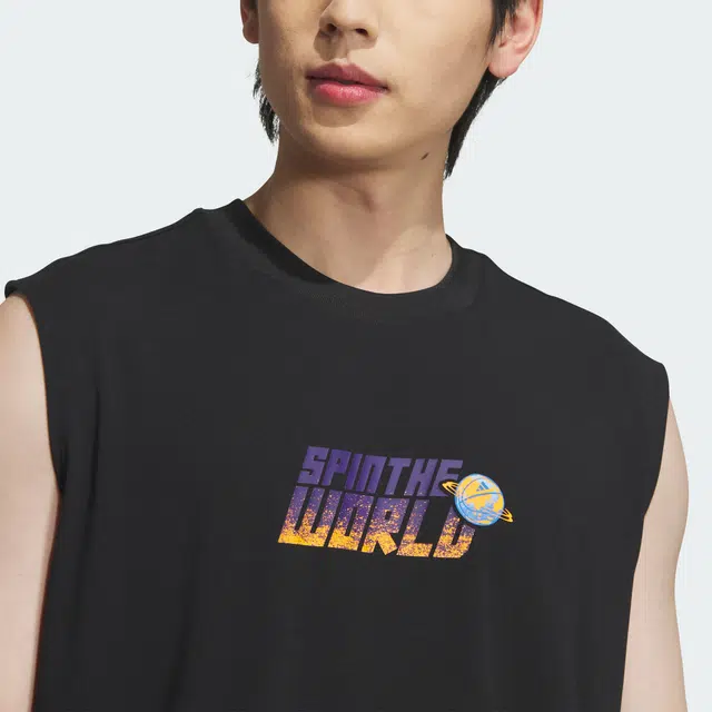 adidas BASKETBALL SS25 GRAPHIC TANK TOP