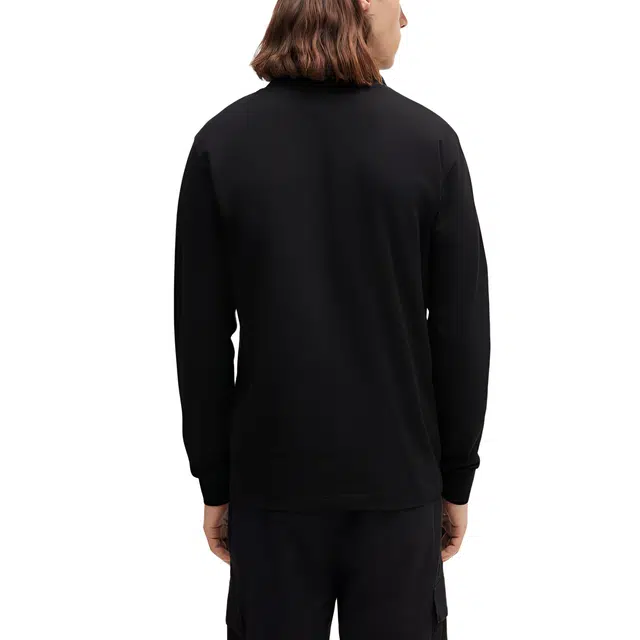 HUGO BOSS Stretch-Cotton Polo Shirt With Logo Psstch Polo