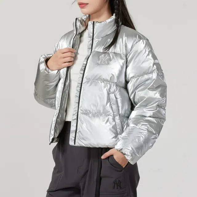 MLB New York Yankees Silver Jacket