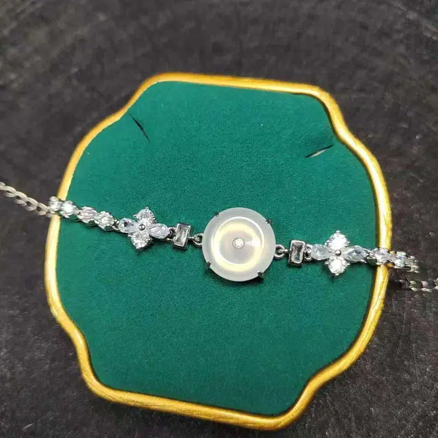 识恩 精致简约时尚优雅#好运 玉髓 手链 女款