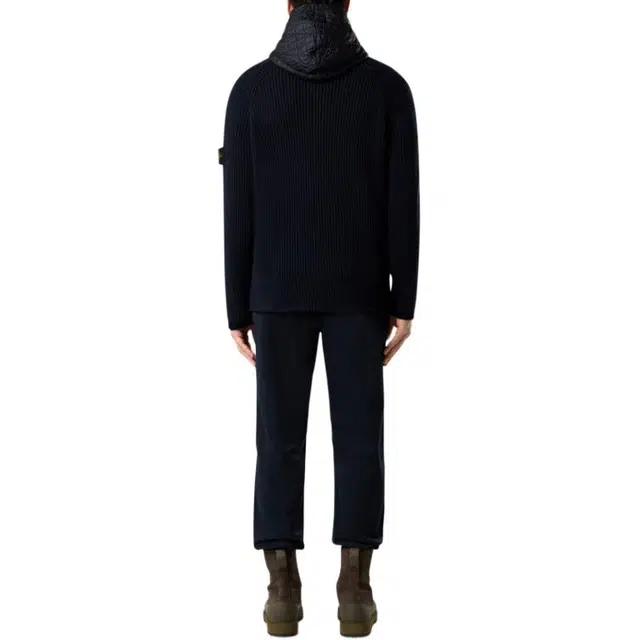STONE ISLAND MIXED FABRIC VANIS FULL RIB RWS WOOL