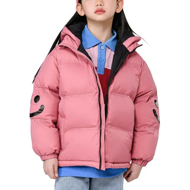雅鹿 笑脸舒适柔软轻盈羽绒服 青少年