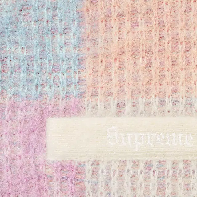 Supreme Brushed Grid Cardigan