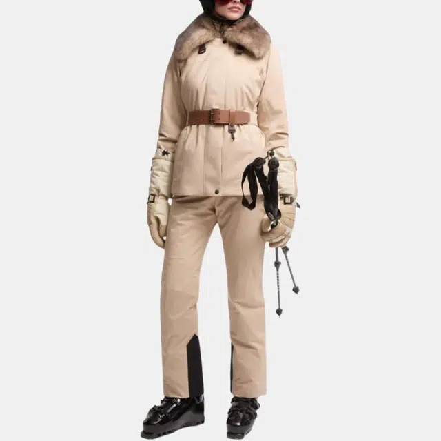 Moncler Grenoble Vizelles Shearling-Trimmed Ski Jacket