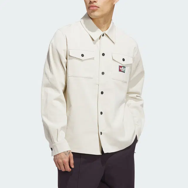 adidas originals Shmoofoil CORDUROY BUTTON UP SHIRT