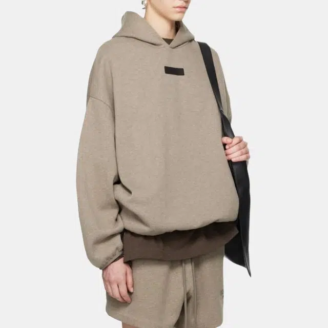 Fear of God Essentials SS24 Hoodie Heather Heather Grey