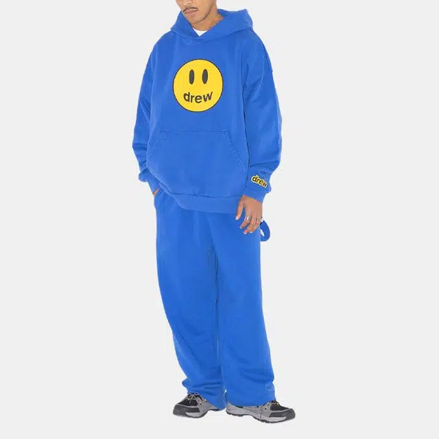 Drew House SS23 Mascot Oversized Hoodie - Mascot Royal Blue