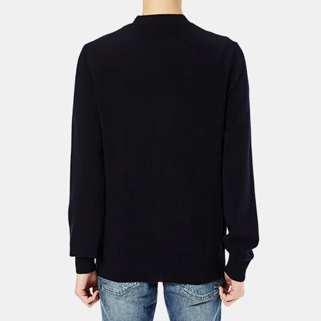 CDG Play Twin Heart Cardigan Navy