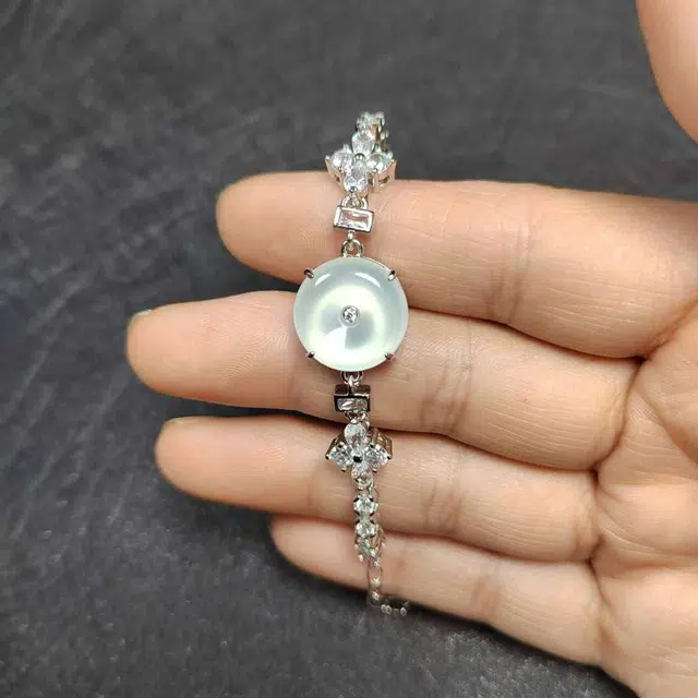 识恩 精致简约时尚优雅#好运 玉髓 手链 女款