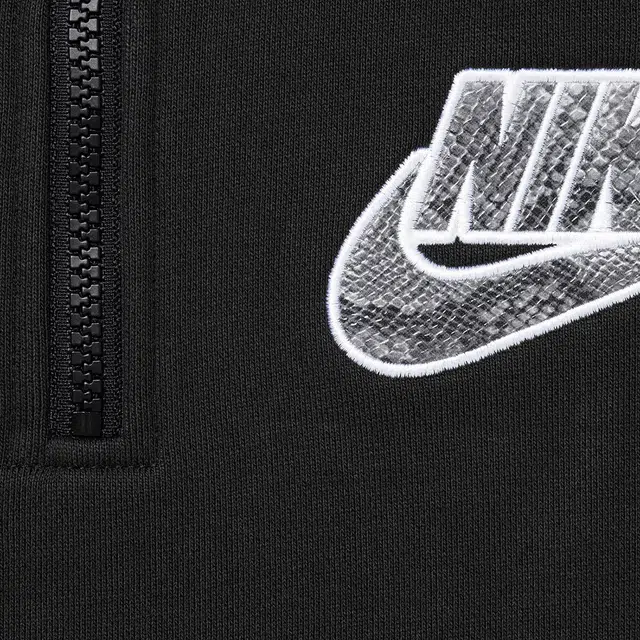 Supreme SS21 Week 3 x Nike Half Zip Hooded Sweatshirt Logo