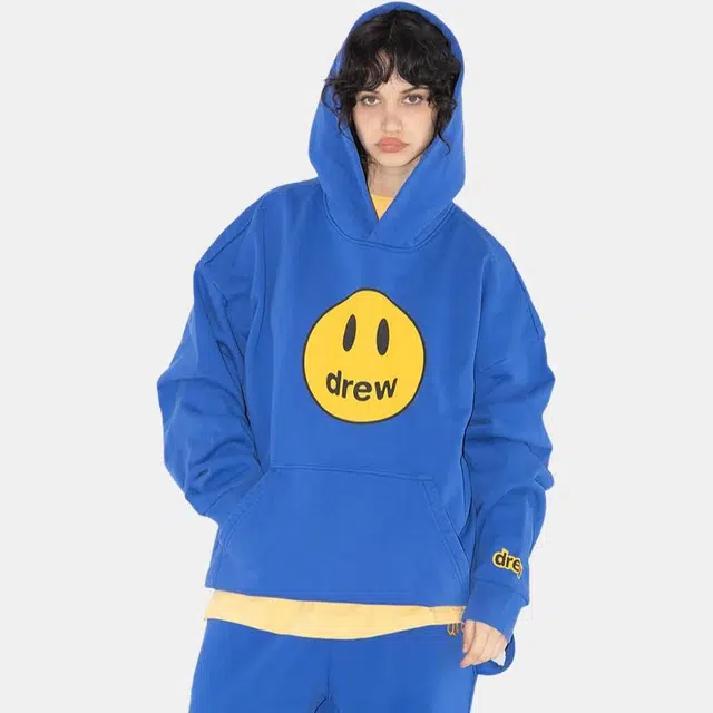 Drew House SS23 Mascot Oversized Hoodie - Mascot Royal Blue