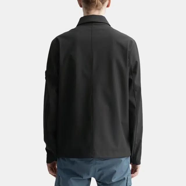 Stone Island Light Soft Shell-R Black