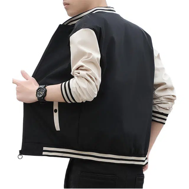 法文箱子 春秋男士潮流防风外套痞帅简约设计感百搭休闲夹克 男款