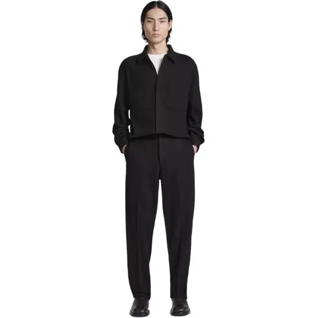 COS Wool Trousers Black