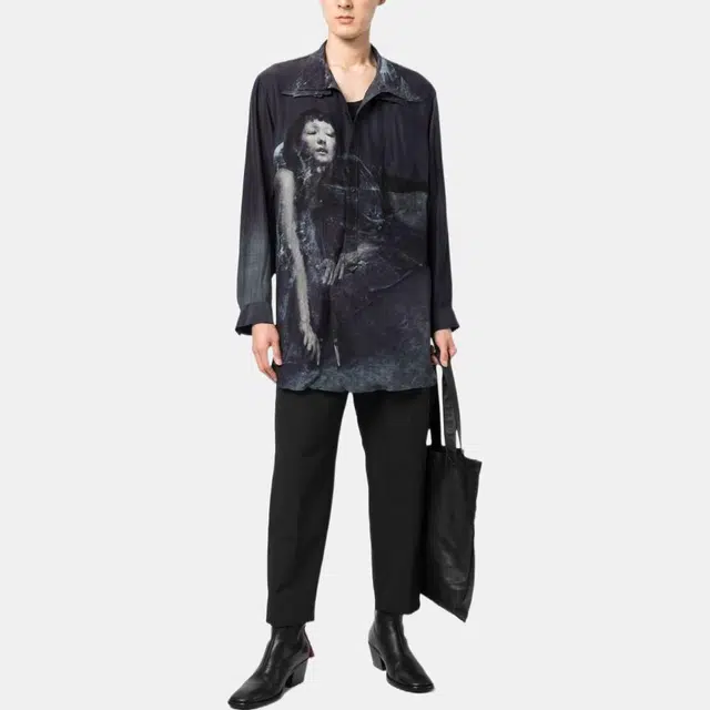 Yohji Yamamoto FW22 Navy Shirt