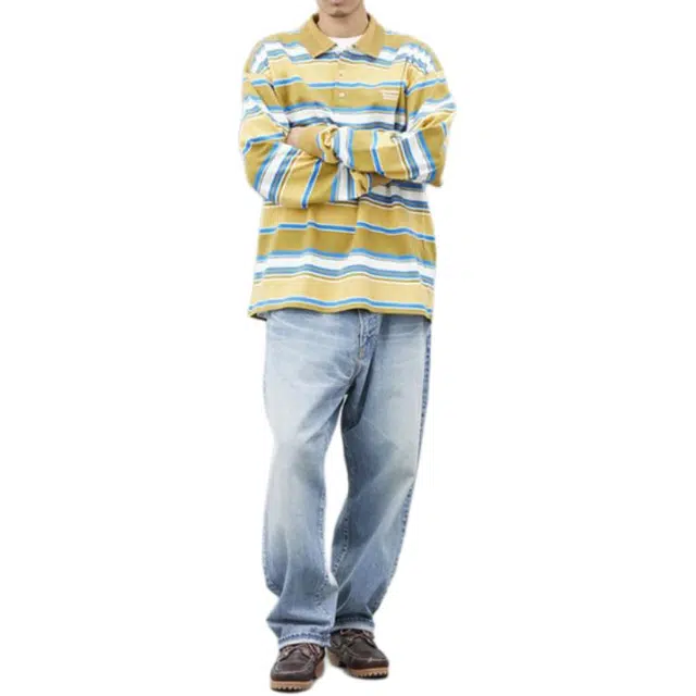 Liberaiders MULTI STRIPE LS POLO SHIRT Polo