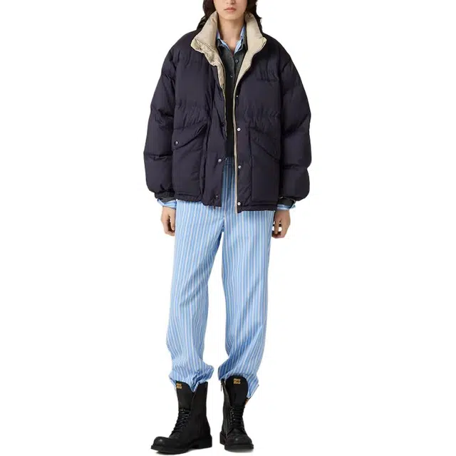 Miu Miu Reversible Logo Down Jacket