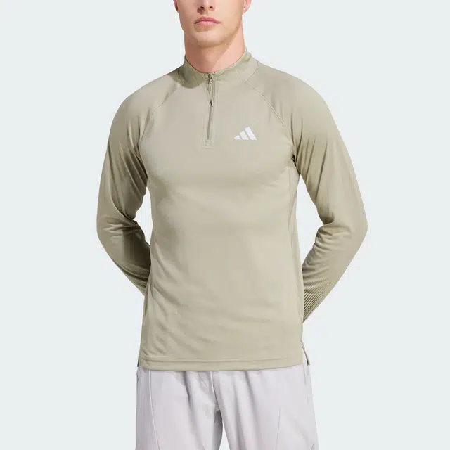 adidas Gym+AEROREADY BRANDLOVE 14-ZIP SHIRT T