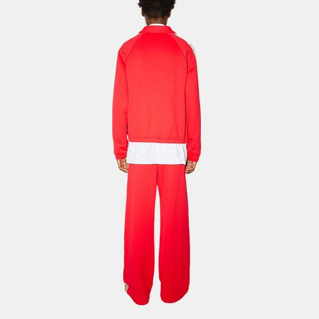 Acne Studios SS22 Zip Collar Jacket Red