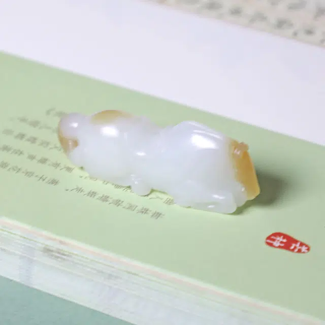 匠心琢玉 马到功成 新中式 国风新潮 和田玉 吊坠 男女同款情侣款 白玉
