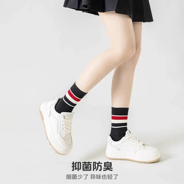 十三日季 含羊毛加绒保暖百搭潮流中筒袜 女款 组合装