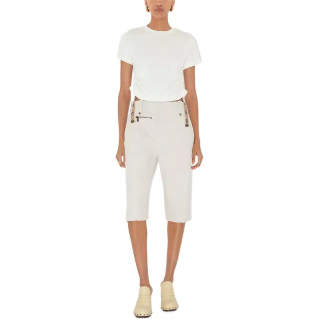 Burberry SS25 Crew Neck T-Shirt White