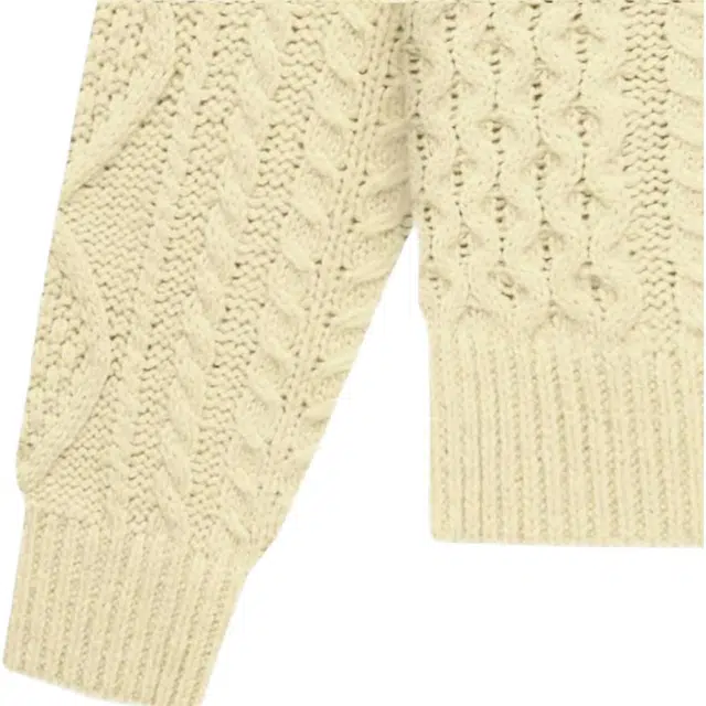 Fear of God Essentials FW22 Cable Knit Canary