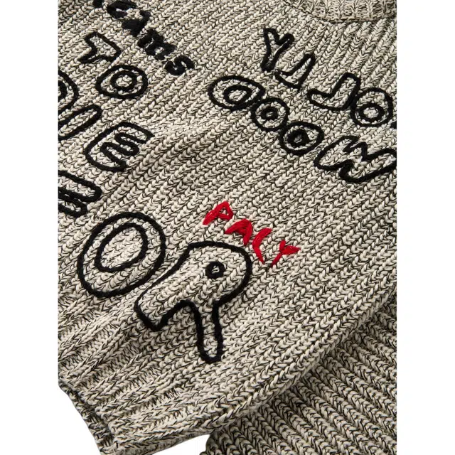 Paly Hollywood SS25 TO DIE FOR HAND KNIT SWEATER