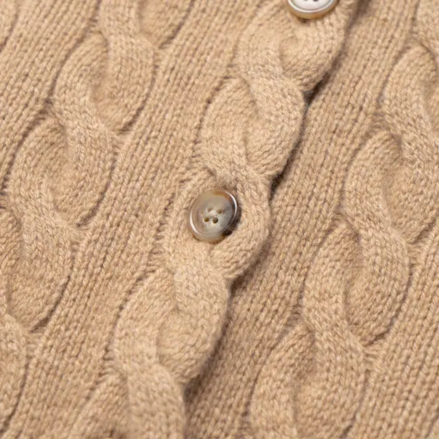 Polo Ralph Lauren Cable-Knit Wool-Cashmere Cardigan