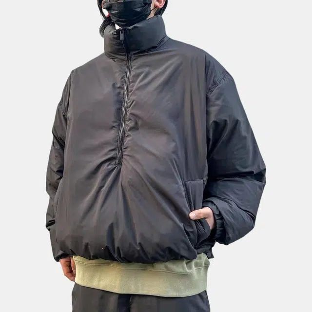 Fear of God Essentials SS22 Quilted Pullover Iron Logo