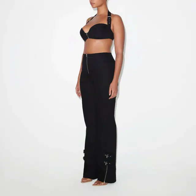 Khy x Dilara Findikoglu SS25 Denim Zipper Bralette