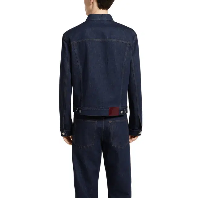 GUCCI FW25 Cotton Webbing Denim Jacket