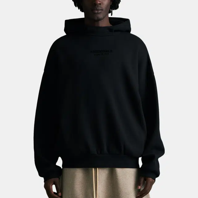 Fear of God Essentials FW23 Hoodie JET BLACK