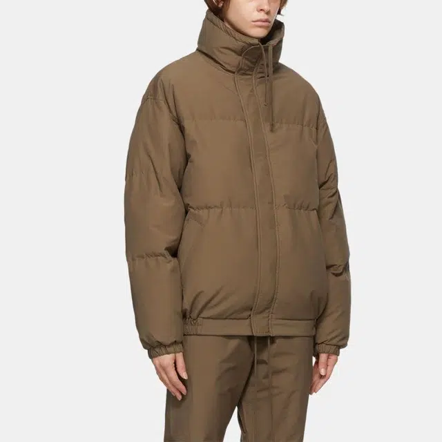 Fear of God Essentials FW20 Down Jacket Brown