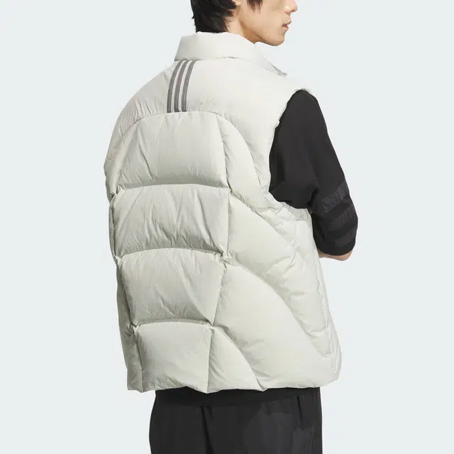 adidas Originals FW24 The Down Vest Silver Grey